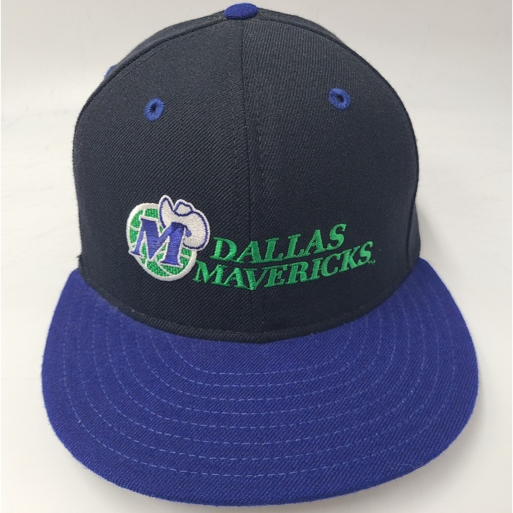 Vintage Dallas Mavericks New Era 59Fifty Pro Model Fitted 6 3/4 Hat Cap Wool NBA